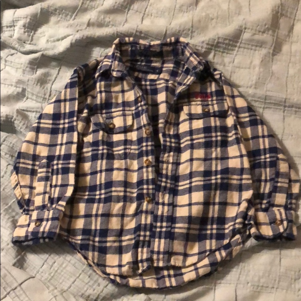 Classic boys Ralph Lauren Polo flannel EUC